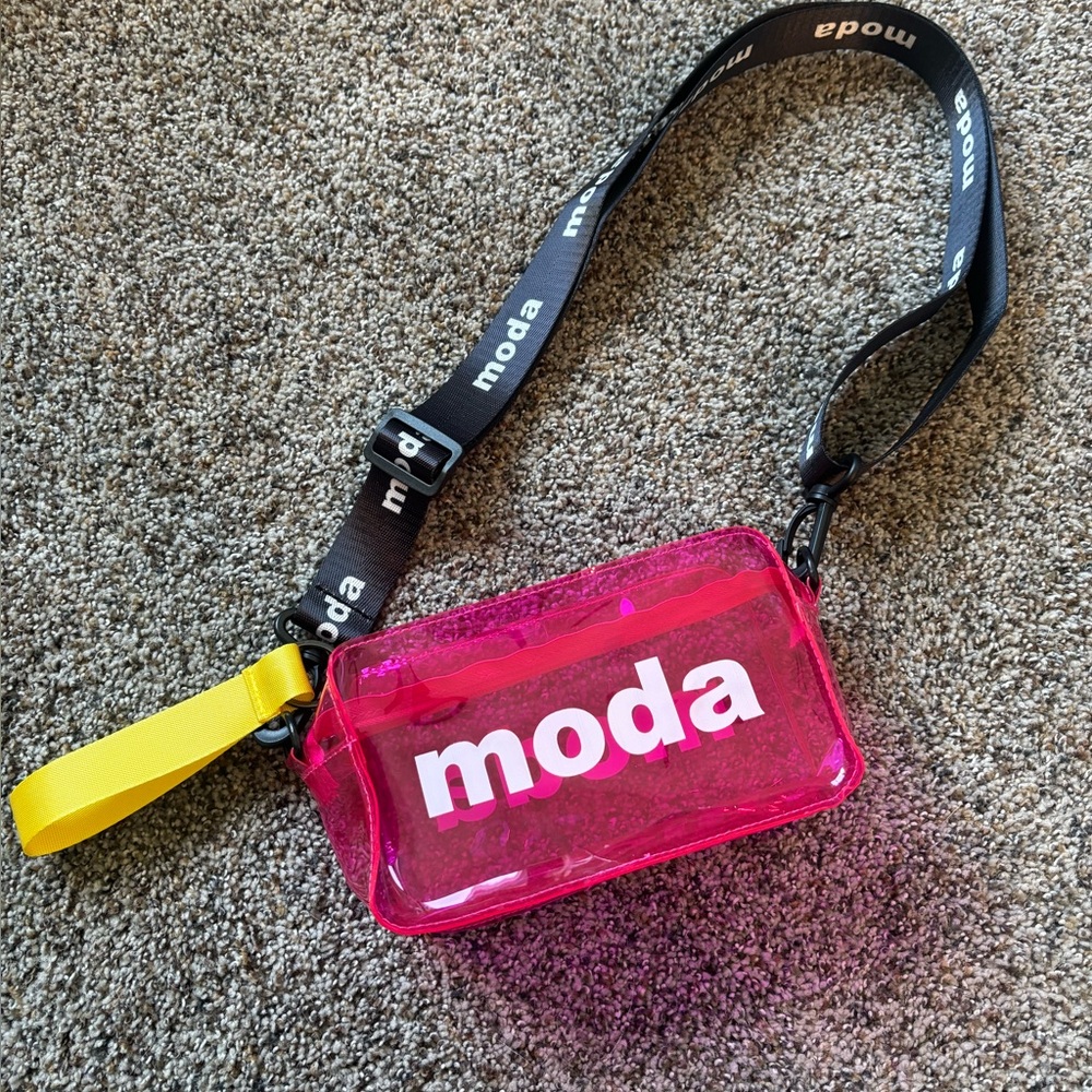 Moda Pink jelly Crossbody Bag